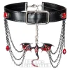 Blue Banana Dragon Chain Choker (Red)