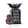 Blue Banana Everyday Is Halloween Pin Badge (Black)