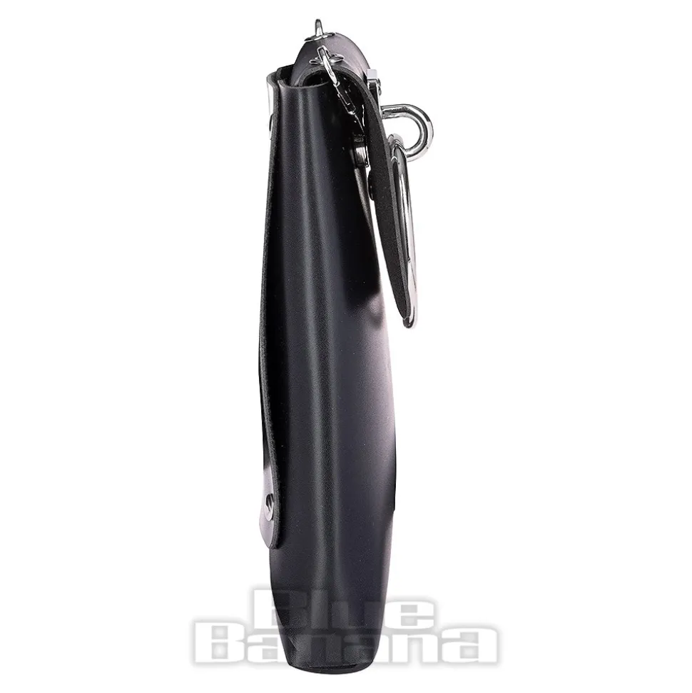 Blue Banana Faux Leather Ring Bag (Black)