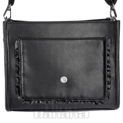 Blue Banana Hearts & Bow Handbag (Black)