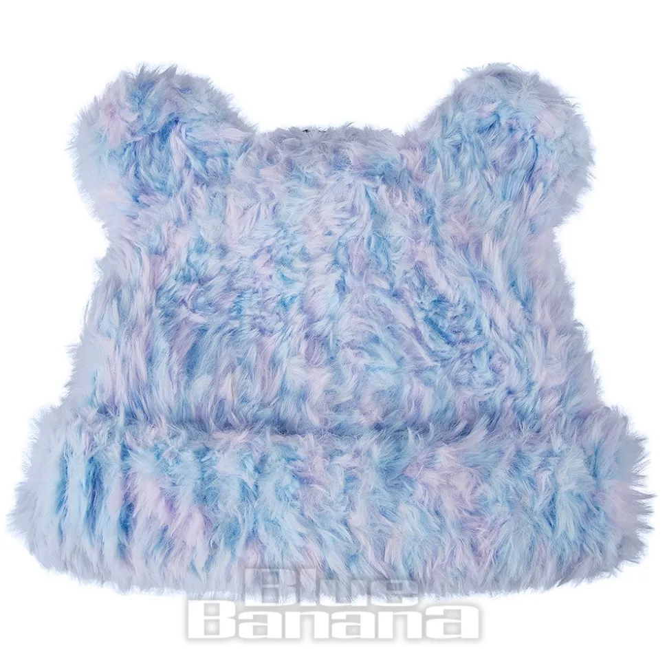 Blue Banana Knitted Ears Hat (Pink/Blue)