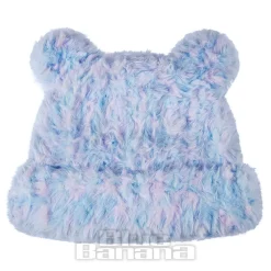 Blue Banana Knitted Ears Hat (Pink/Blue)