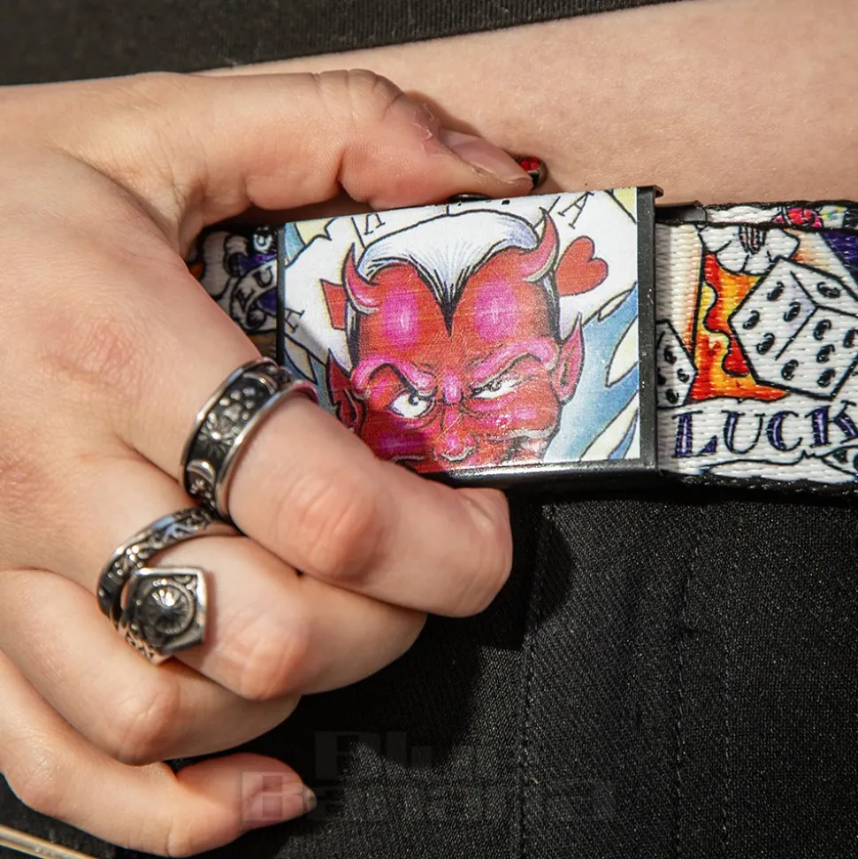 Blue Banana Lady Luck Belt (White)