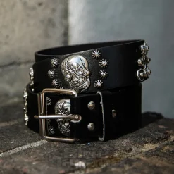 Blue Banana Large Skull & Dagger Belt