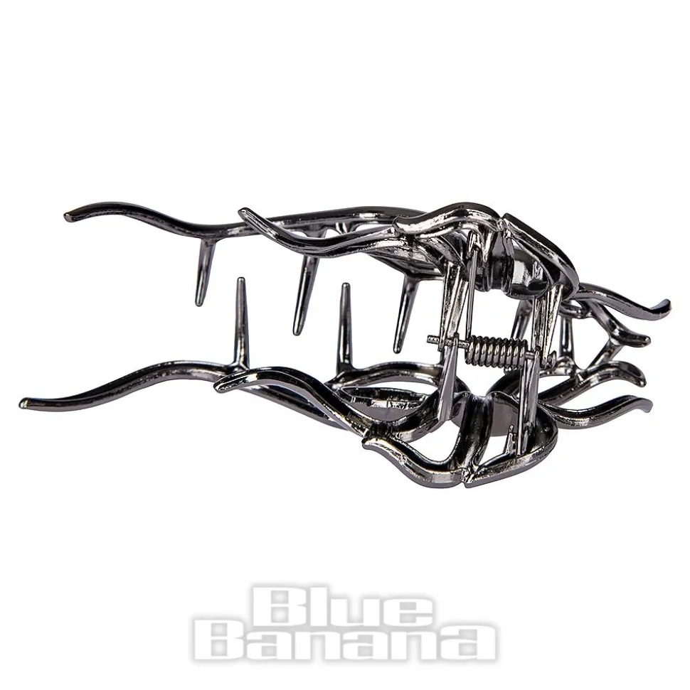 Blue Banana Large Spider Hair Clip (Black)
