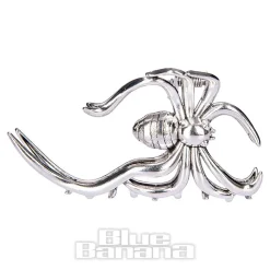 Blue Banana Large Spider Hair Clip (Silver)