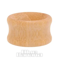 Blue Banana Light Beech Wood Flesh Tunnel 8-25mm (Brown)