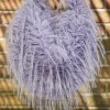 Blue Banana Long Fur Bag (Lilac)