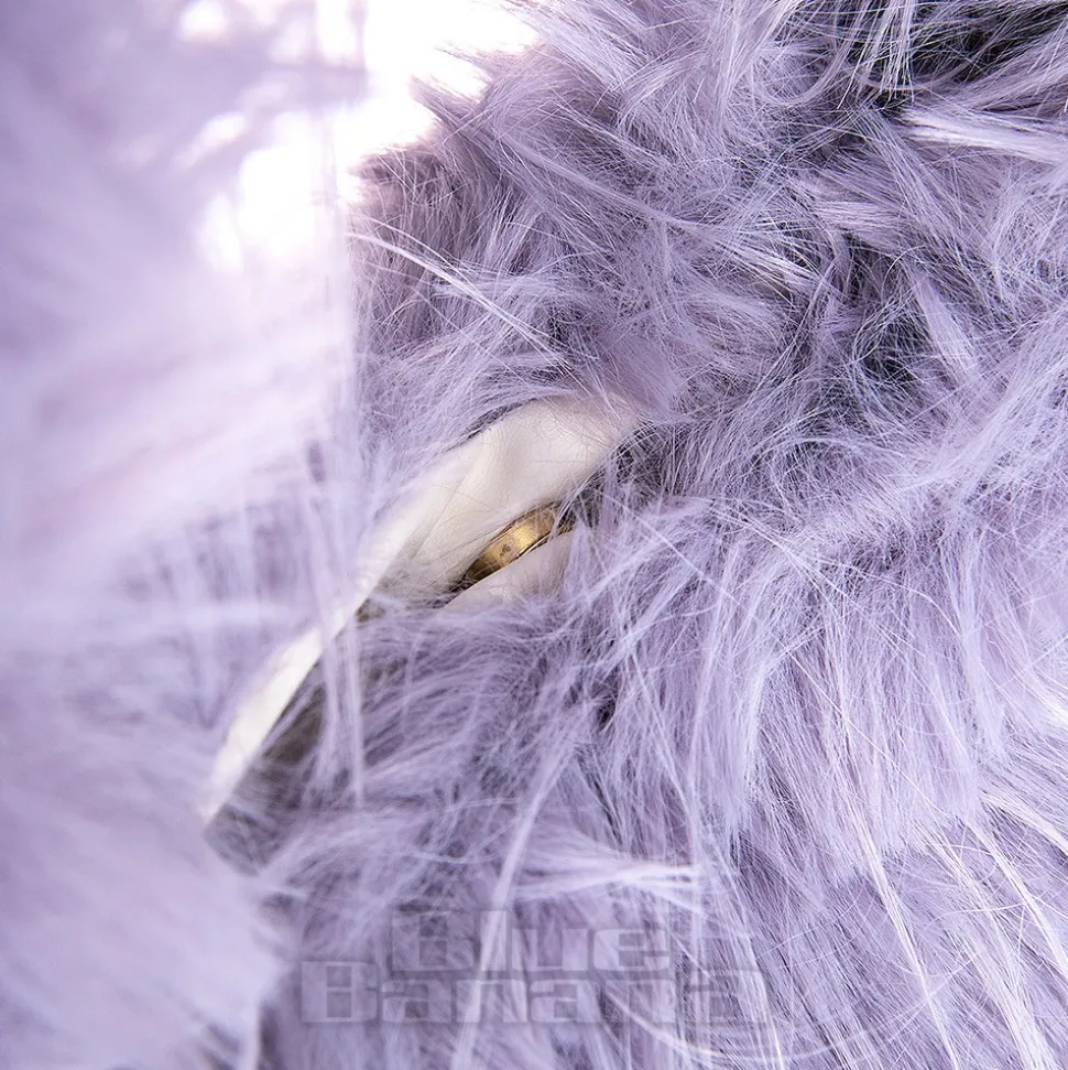 Blue Banana Long Fur Bag (Lilac)