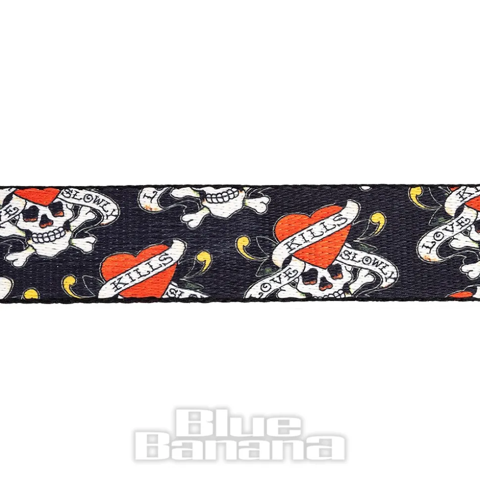 Blue Banana Love Kills Belt (Black)