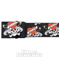Blue Banana Love Kills Belt (Black)