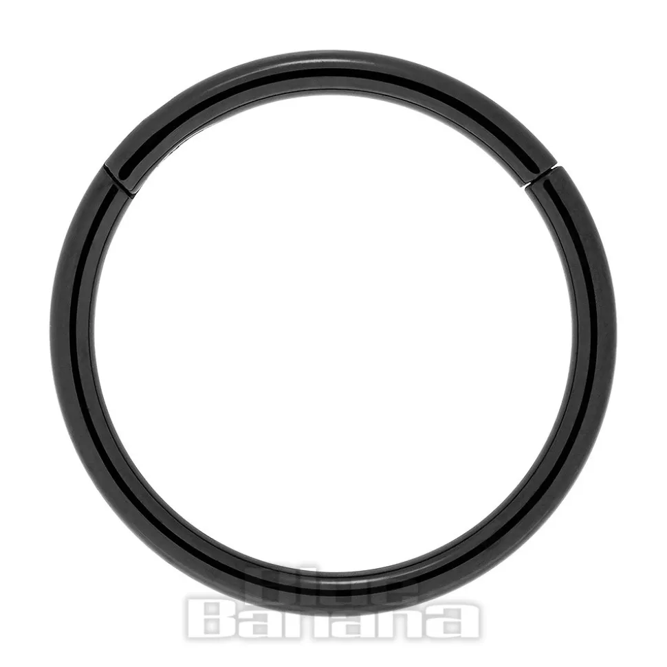 Blue Banana 1.0mm Hinged Segment Ring (Black)