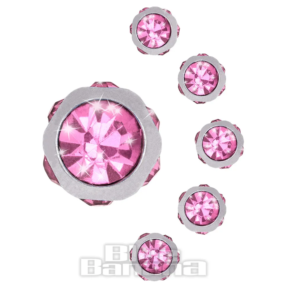 Blue Banana 6mm Multi Jewelled Ball (Rose)