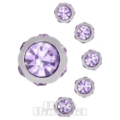 Blue Banana 6mm Multi Jewelled Ball (Amethyst)