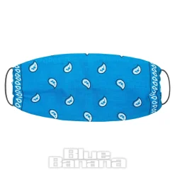 Blue Banana Paisley Bandana (Turquoise)