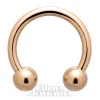 Blue Banana Plasma Gold Circular Barbell (Gold)