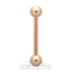Blue Banana Plasma Gold 1.2mm Barbell (Gold)