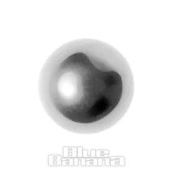 Blue Banana Polished Titanium 3mm Ball Add On Accessory (Silver)