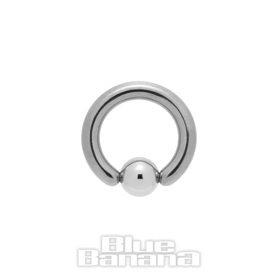 Blue Banana Polished Titanium BCR (Silver)