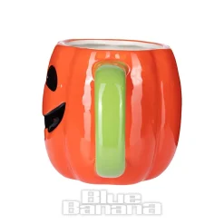 Blue Banana Pumpkin Mug (Orange)