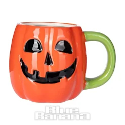 Blue Banana Pumpkin Mug (Orange)