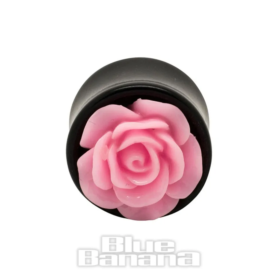 Blue Banana Rose Top Plug (Light Pink)