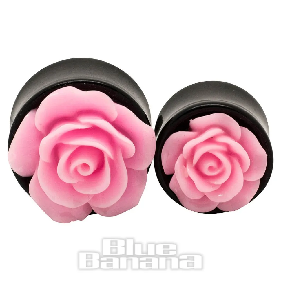 Blue Banana Rose Top Plug (Light Pink)