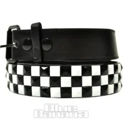 Blue Banana 3 Row Small Belt (Black/White)