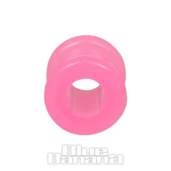 Blue Banana Silicone Flesh Tunnel 3-22mm (Pink)