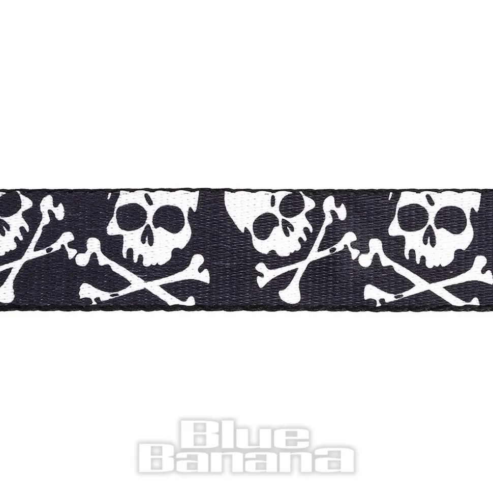 Blue Banana Skull & Crossbones Belt (Black)