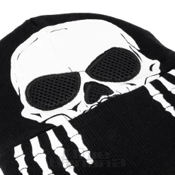Blue Banana Skull Hands Beanie (Glow-In-The-Dark)
