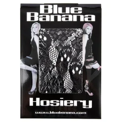 Blue Banana Skull & Roses Tights (Black)