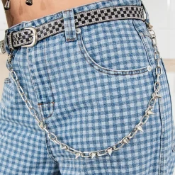 Blue Banana Spikes Chain (Silver)