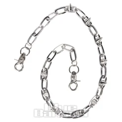 Blue Banana Spikes Chain (Silver)
