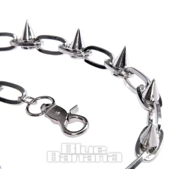 Blue Banana Spikes Chain (Silver)