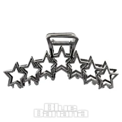Blue Banana Star Hair Clip (Silver)