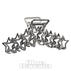Blue Banana Star Hair Clip (Silver)