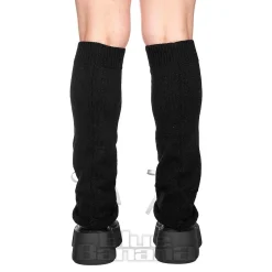 Blue Banana Star Legwarmers (Black/White)
