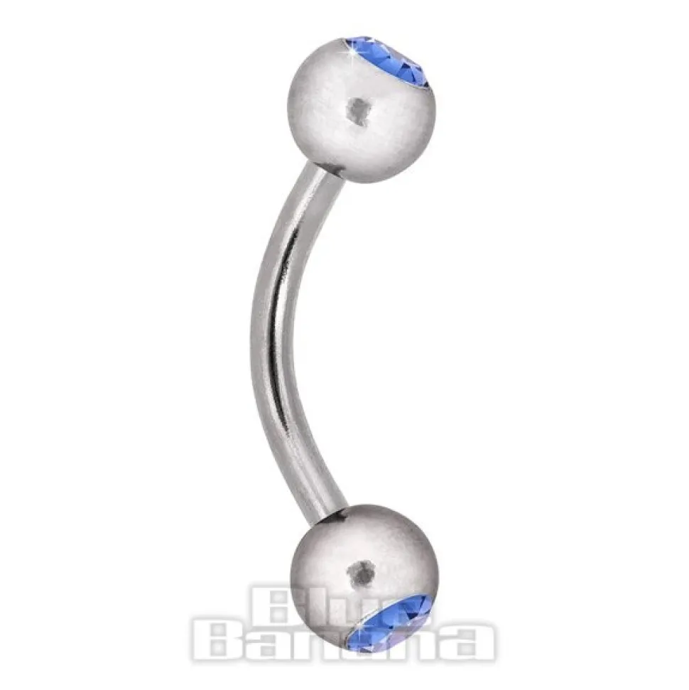 Blue Banana Steel 1.2mm Curved Barbell (Capri Ball)