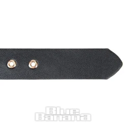 Blue Banana Studs & Stars Belt (Black/Rose Gold)