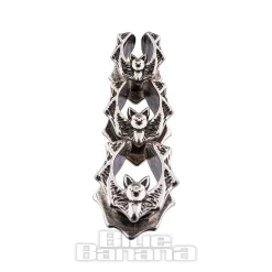 Blue Banana Surgical Steel Bat Saddle Hanger (Silver)