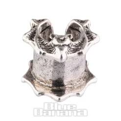 Blue Banana Surgical Steel Bat Saddle Hanger (Silver)
