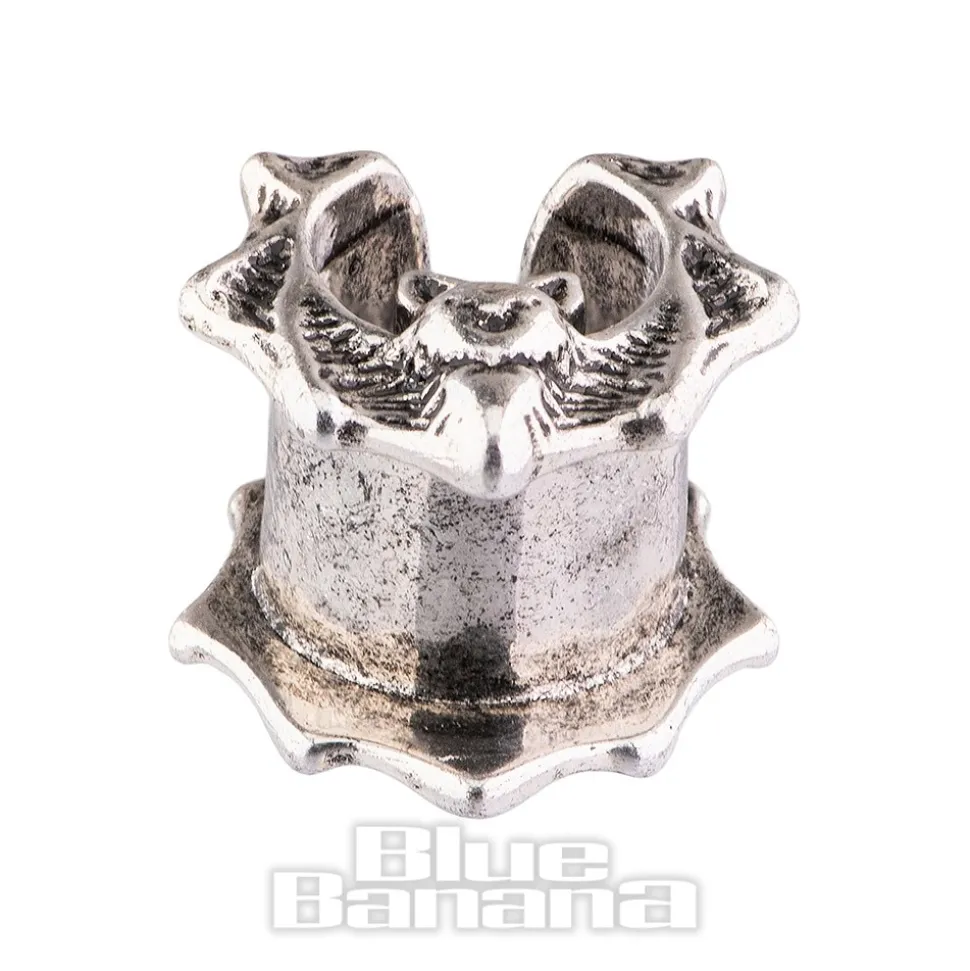 Blue Banana Surgical Steel Bat Saddle Hanger (Silver)