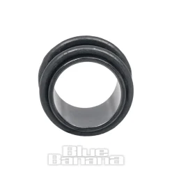 Blue Banana Surgical Steel Flesh Tube 3-20mm (Black)