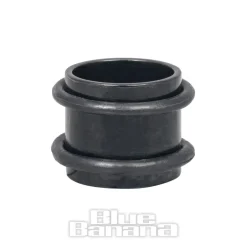 Blue Banana Surgical Steel Flesh Tube 3-20mm (Black)