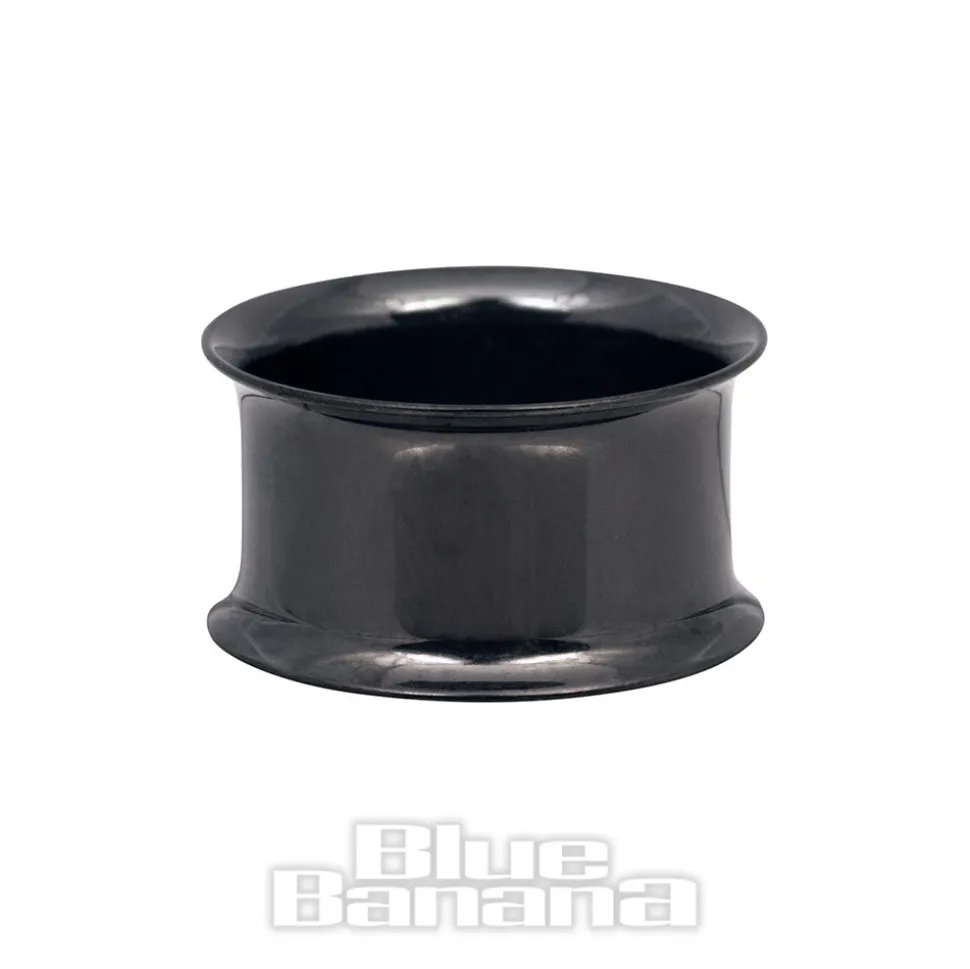 Blue Banana Surgical Steel 2 - 38mm Tunnel (Black)