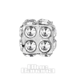 Blue Banana Surgical Steel 1.0mm Dice Tragus Stud (Silver)