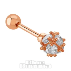 Blue Banana Surgical Steel 1.0mm Tragus Stud (Gold)