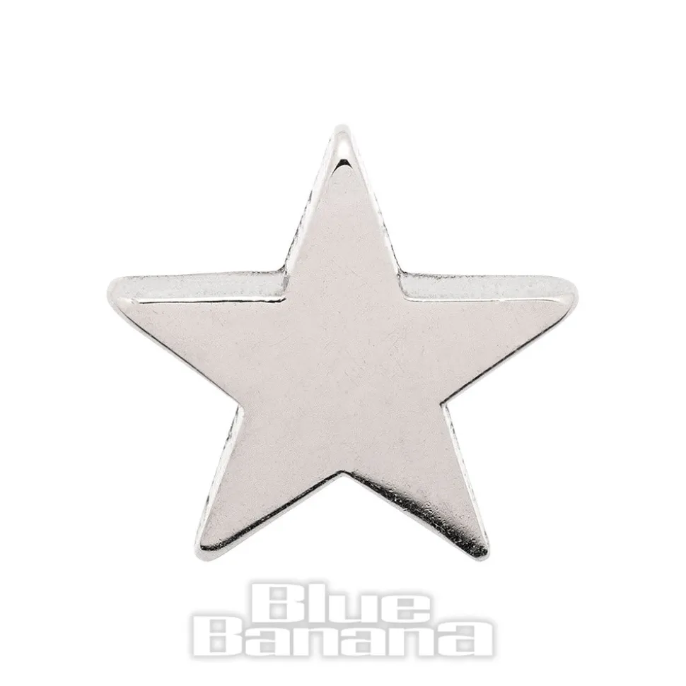Blue Banana Surgical Steel Star Top (Silver)