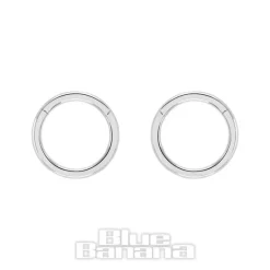 Blue Banana Surgical Steel 1.2 x 8mm Hinged Segment Ring (2 Pack)